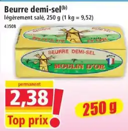 Norma MOULIN D'OR Beurre demi-sel offre