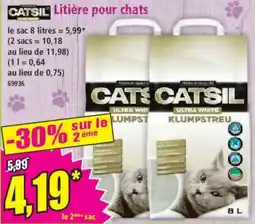 Norma CATSIL Litière pour chats offre