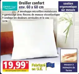 Norma ORTHO.Vital Oreiller confort offre