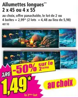 Norma Allumettes longues offre