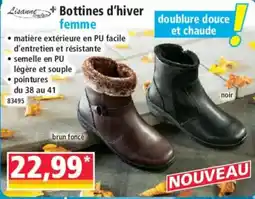 Norma Lisanne Bottines d'hiver femme offre