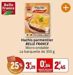 Coccinelle Supermarché Belle France Hachis parmentier offre