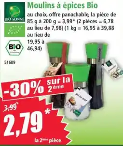 Norma Moulin à épices Bio offre