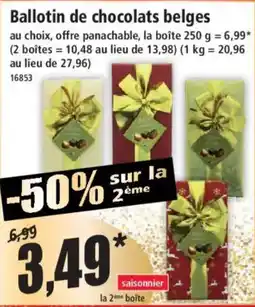 Norma Ballotin de chocolats belges offre