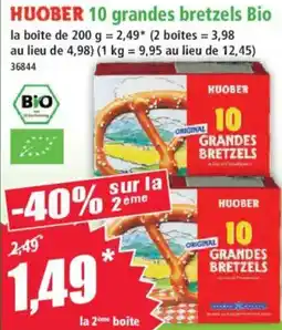 Norma HUOBER 10 grandes bretzels Bio offre