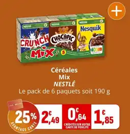 Coccinelle Supermarché Nestlé Céréales Mix offre