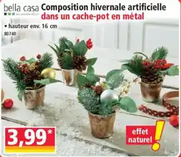 Norma bella casa Composition hivernale artificielle offre