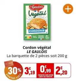 Coccinelle Supermarché LE GAULOIS Cordon végétal offre