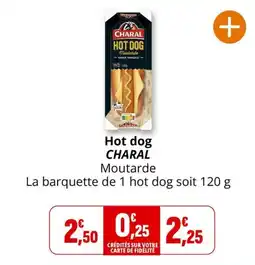 Coccinelle Supermarché CHARAL Hot dog offre