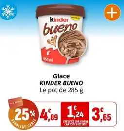 Coccinelle Supermarché Kinder Bueno Glace offre
