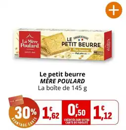 Coccinelle Supermarché Mère poulard le petit beurre offre