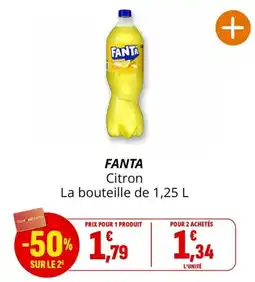 Coccinelle Supermarché FANTA Citron offre
