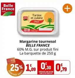 Coccinelle Supermarché Belle France Margarine tournesol offre