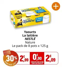 Coccinelle Supermarché Nestlé Yaourts Nature offre