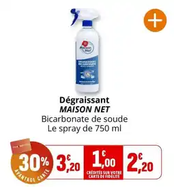 Coccinelle Supermarché MAISON NET Dégraissant Bicarbonate offre