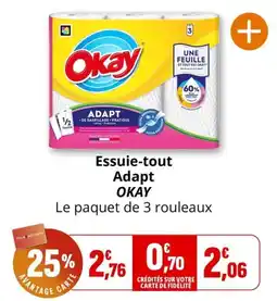Coccinelle Supermarché Okay Essuie-tout Adapt offre