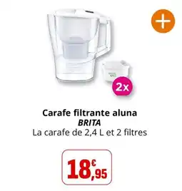 Coccinelle Supermarché BRITA Carafe filtrante aluna offre