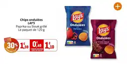 Coccinelle Supermarché Lay's Chips ondulées offre