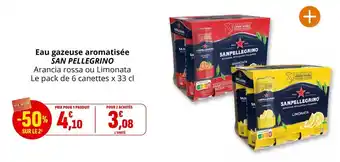 SAN PELLEGRINO Eau gazeuse aromatisée