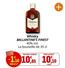 Coccinelle Supermarché Ballantine's Whisky offre