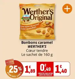 Coccinelle Supermarché Werther's Original Bonbons caramel offre