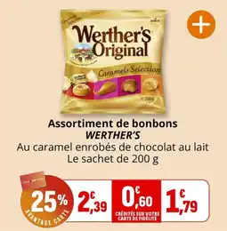 Coccinelle Supermarché Werther's Original Caramels Selection offre