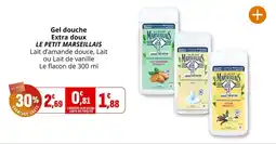Coccinelle Supermarché LE PETIT MARSEILLAIS Gel douche Extra doux offre