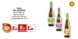 Coccinelle Supermarché Val de Rance Cidre offre