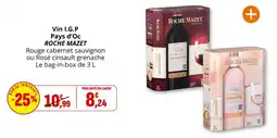 Coccinelle Supermarché ROCHE MAZET Vin I.G.P. Pays d'Oc offre