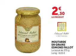 Maximarché Edmond Fallot MOUTARDE EN GRAINS offre