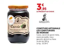 Maximarché Les confituriers du morvan cassis offre