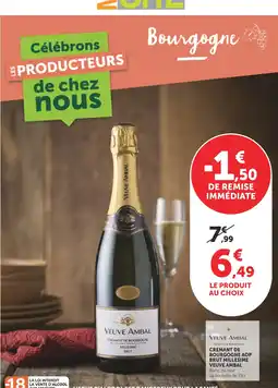 Maximarché Veuve Ambal Crémant de Bourgogne Brut offre