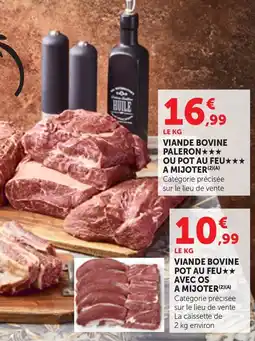 Maximarché Viande Bovine Paleron offre