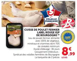 Maximarché Label Rouge Cuisse de poulet fermier offre