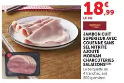 Maximarché MORVAN Jambon cuit supérieur offre