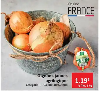 Colruyt Oignons Jaune Agrilogique offre