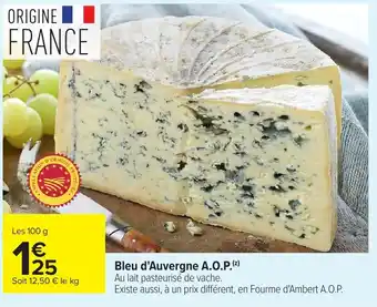 Bleu d'Auvergne A.O.P.