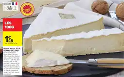 Carrefour Market RENARD GILLARD Brie de Meaux A.O.P. offre