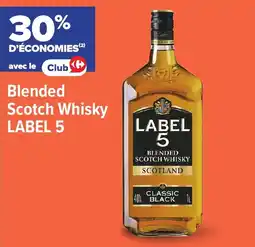 Carrefour Market Label 5 blended scotch whisky offre