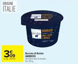 Carrefour Market garofalo Burrata di Bufala offre