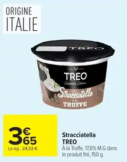 Carrefour Market TREO Stracciatella offre