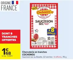 Carrefour Market Cochonou Saucisson sec offre
