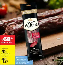 Carrefour Market SAINT AGAUNE Saucisson offre