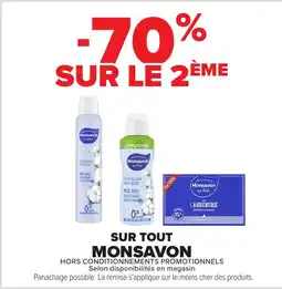 Carrefour Market Monsavon offre