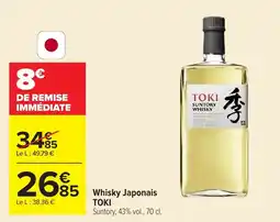 Carrefour TOKI Whisky Japonais offre
