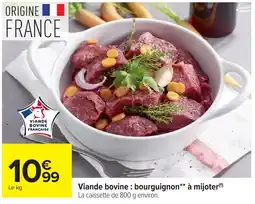 Carrefour Market Viande bovine : bourguignon** offre