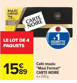 Carrefour Market CARTE NOIRE Café moulu offre