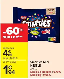 Carrefour Market Smarties Mini NESTLE offre