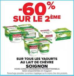 Carrefour Market Soignon yaourt offre