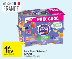 Carrefour Market Yoplait Petits Filous offre